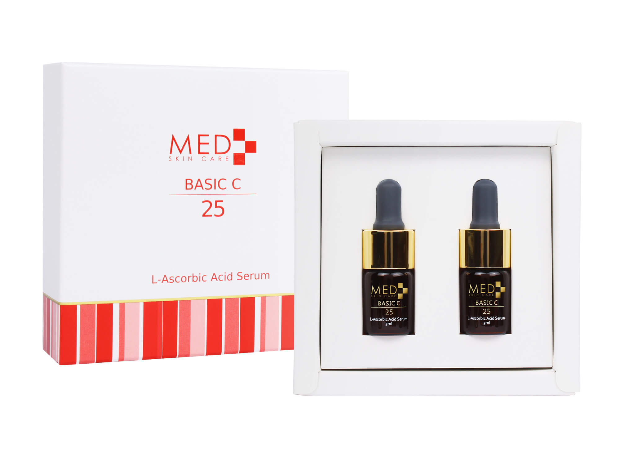 MED Skin Care 蘭陵國際 左型C25安瓶組 (2入)