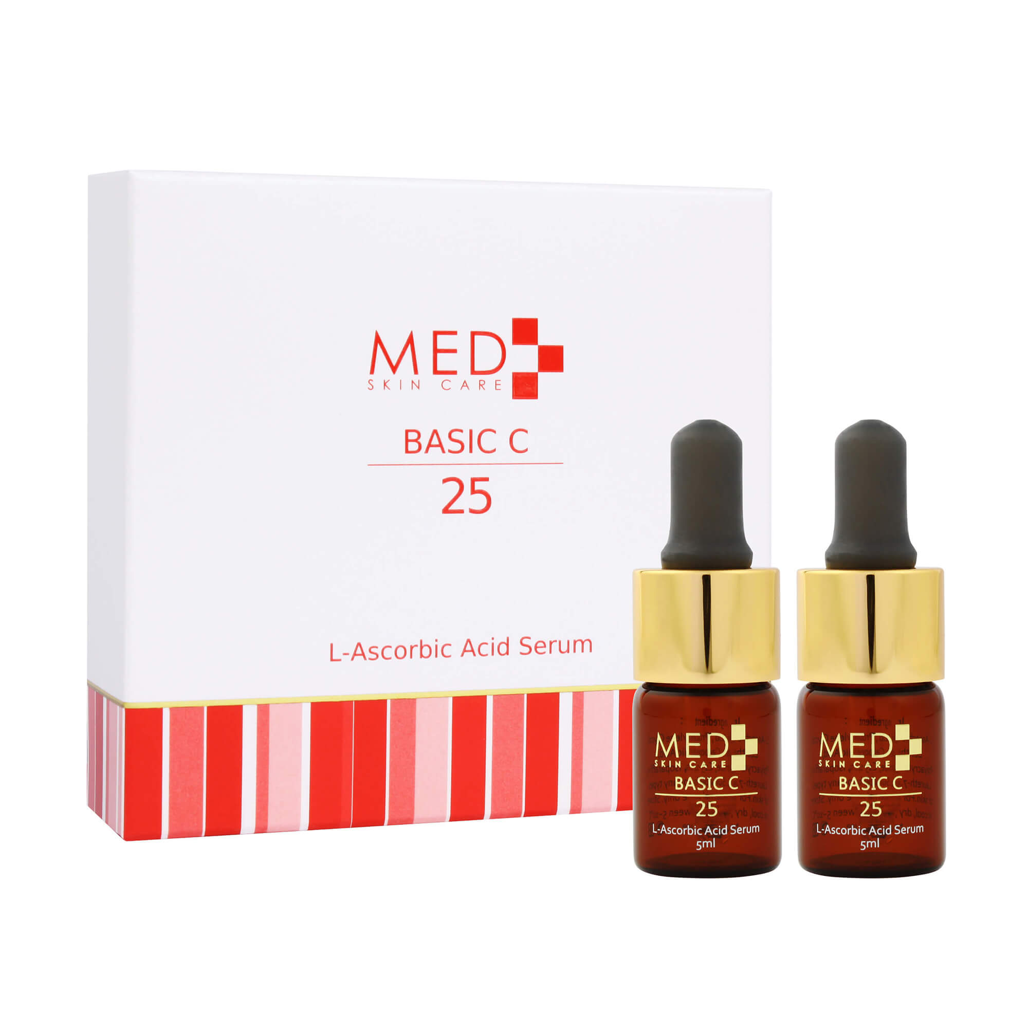 MED Skin Care 蘭陵國際 左型C25安瓶組 (2入)
