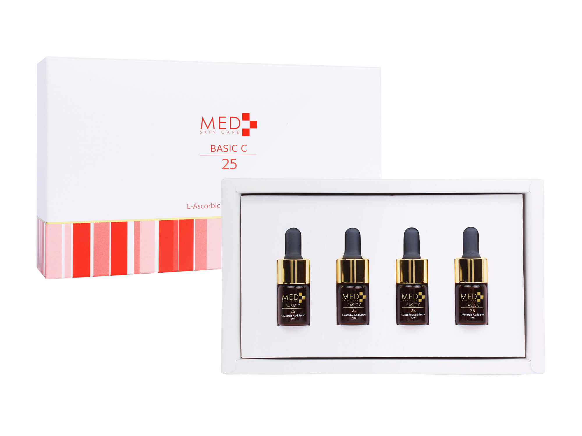 MED Skin Care 蘭陵國際 左型C25安瓶組 (4入)