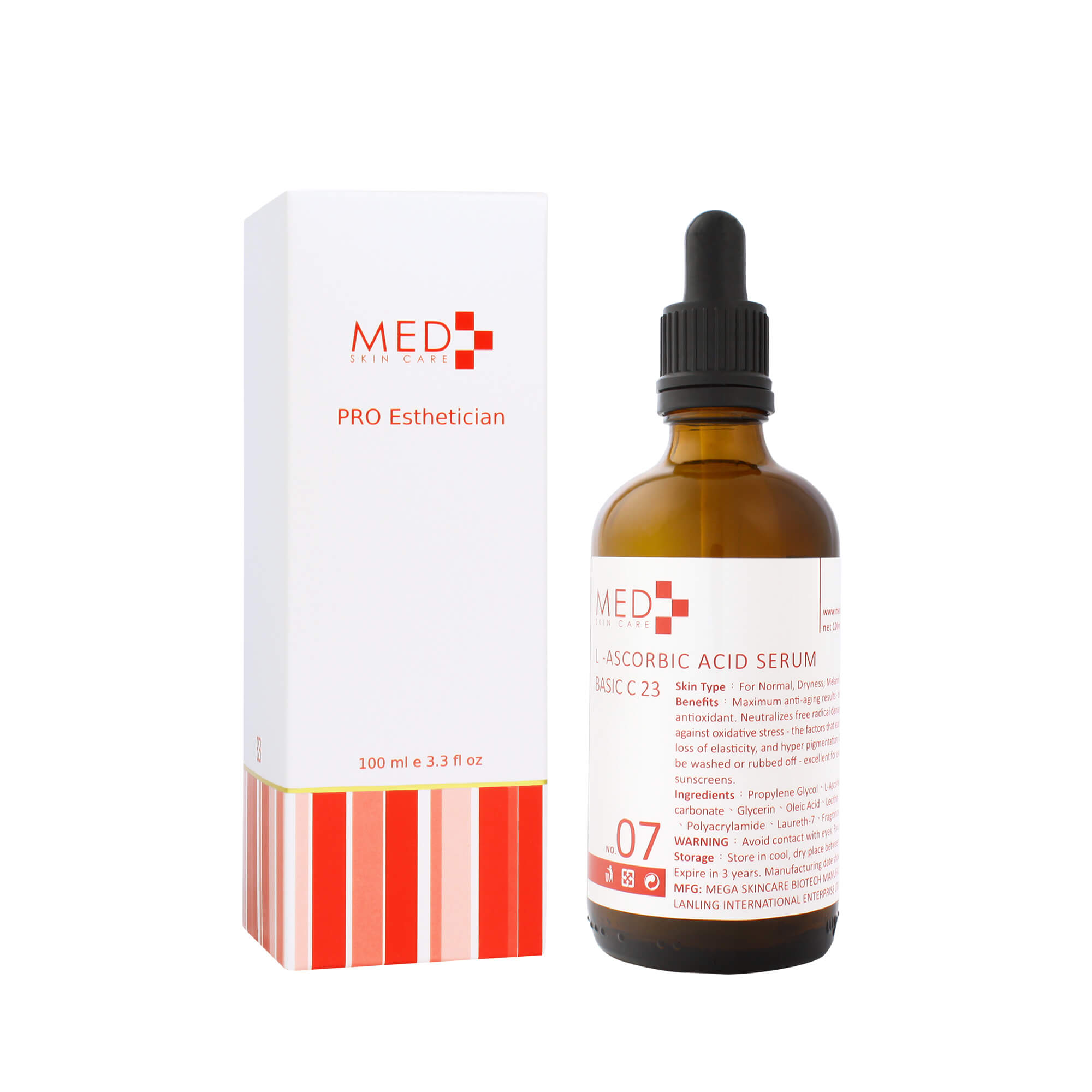 MED Skin Care BASIC C 23 L-Ascorbic Acid Serum 100 ml