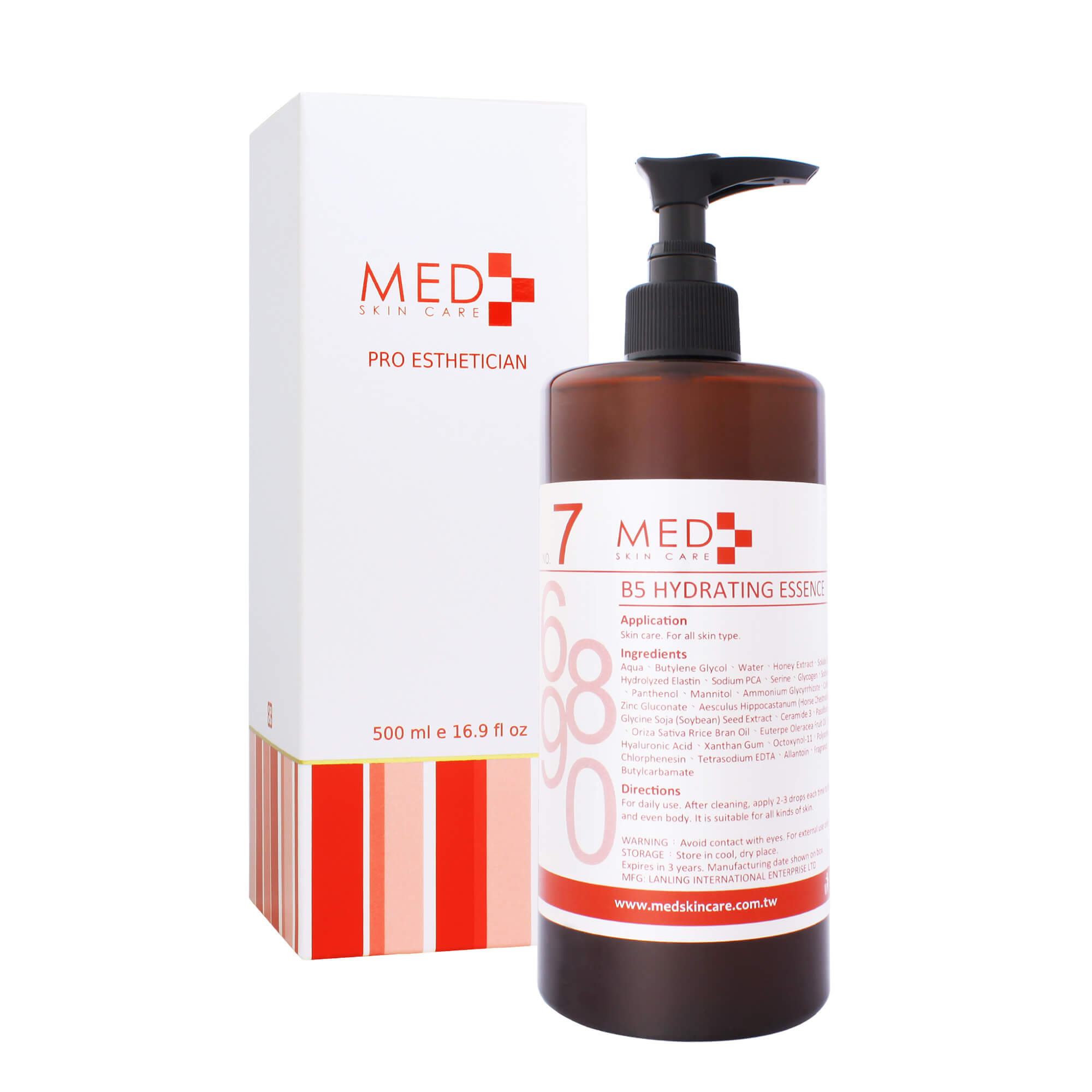 MED Skin Care B5 Hydrating Essence 500 ml